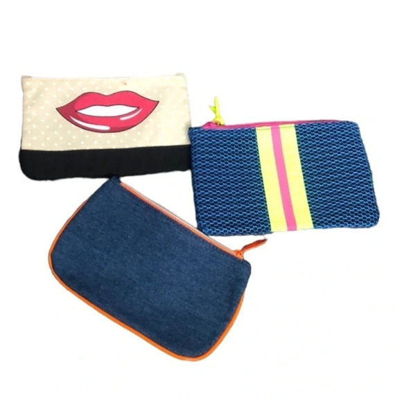 Cosmetic Bags Small Makeup Bag Set of 3 Pouch Purse Organizer‎ - Picture 1 of 2